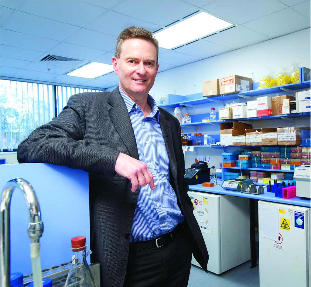 Prof Michael Brown says the impact grant funding has given his research a very exciting boost. Photo courtesy: SA Pathology